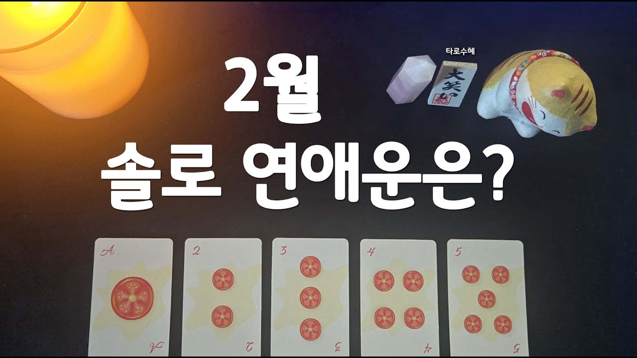 [타로/tarot] *｡･+2월 솔로 연애운은?+･｡*