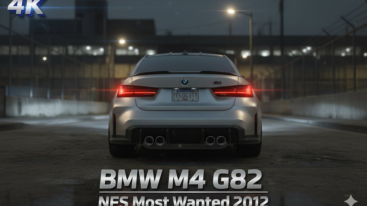 Need for Speed Most Wanted (2012) | BMW M4 G82 Mod – 4K Cinematic Gameplay