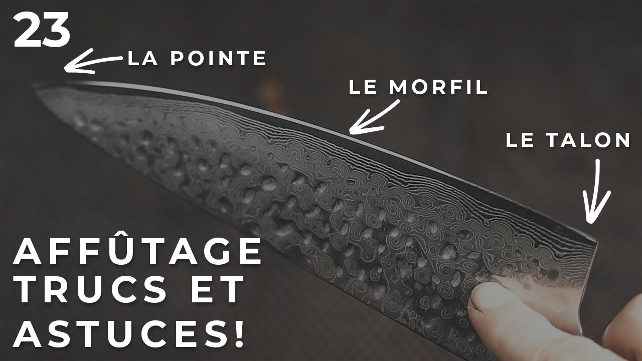 On affûte ensemble ce couteau Dalstrong du début à la fin! [Conseils et astuces]