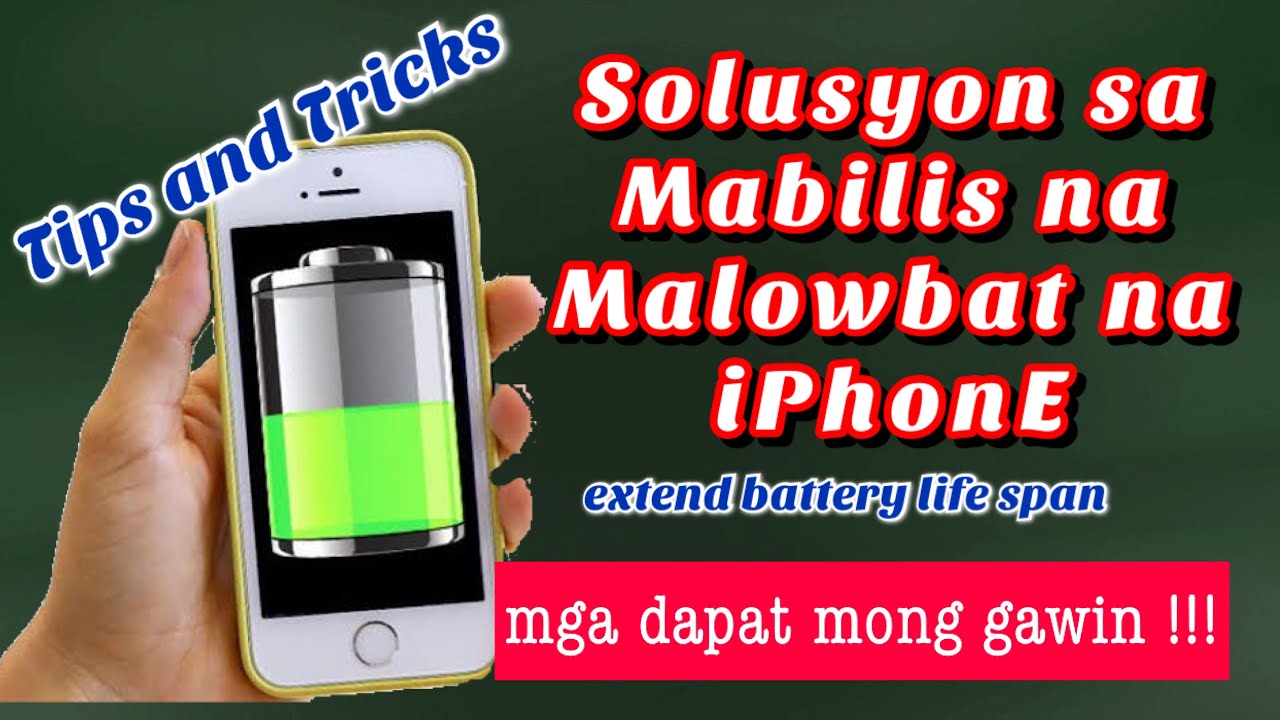 Battery Saving TIPS on IPHONE | Improve battery on iphone