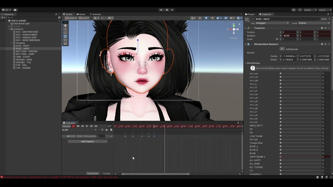 Simple vrchat blinking idle toggle tutorial