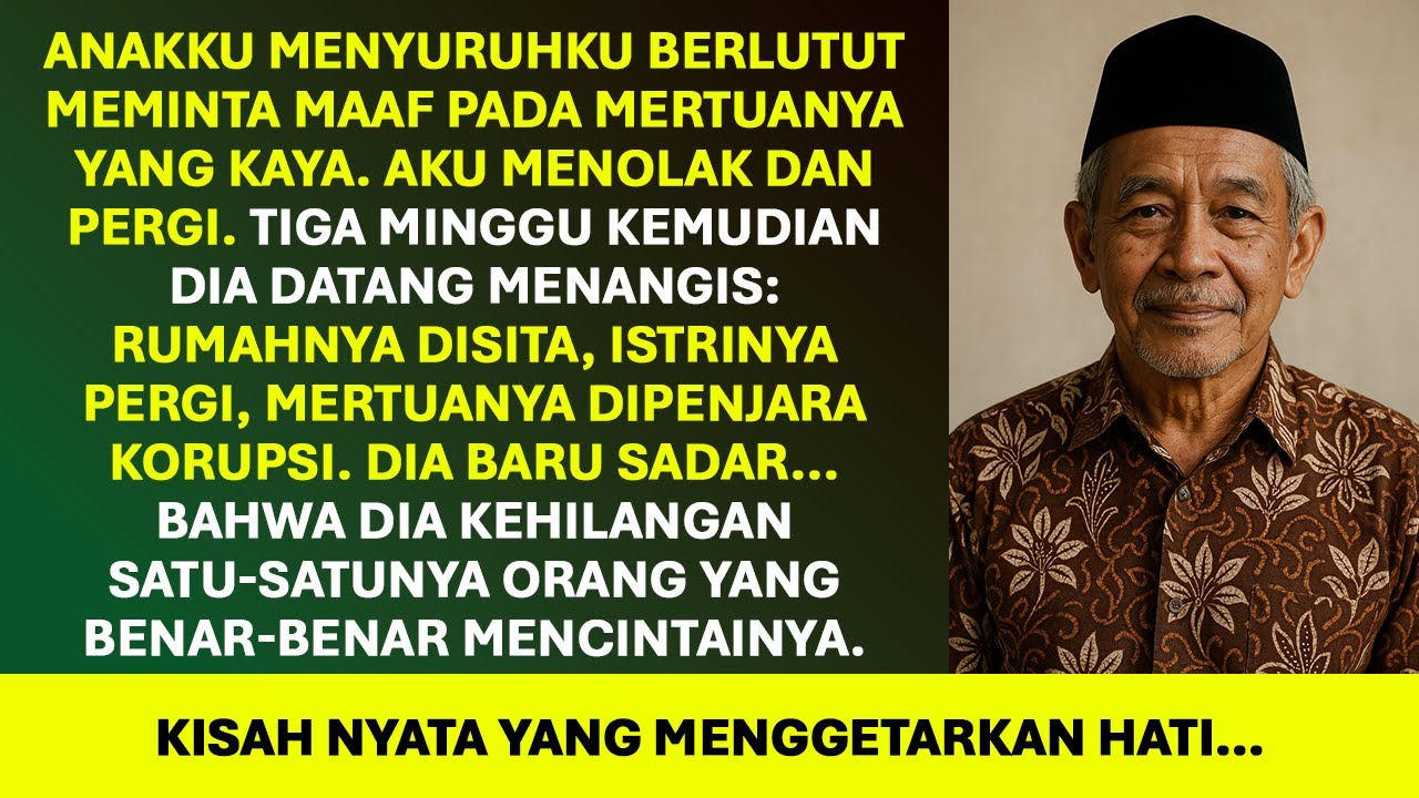 Anakku Menyuruhku Berlutut Di Hadapan Mertuanya... Tapi Karma Datang Lebih Cepat...