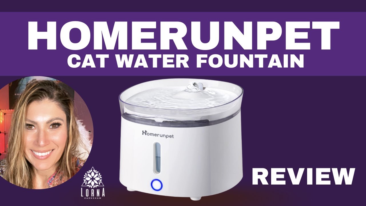 Homerunpet Cat Water Fountain with Wireless Pump, 68oz/2L Ultra Quiet Pet Water Fountain for REVIEW