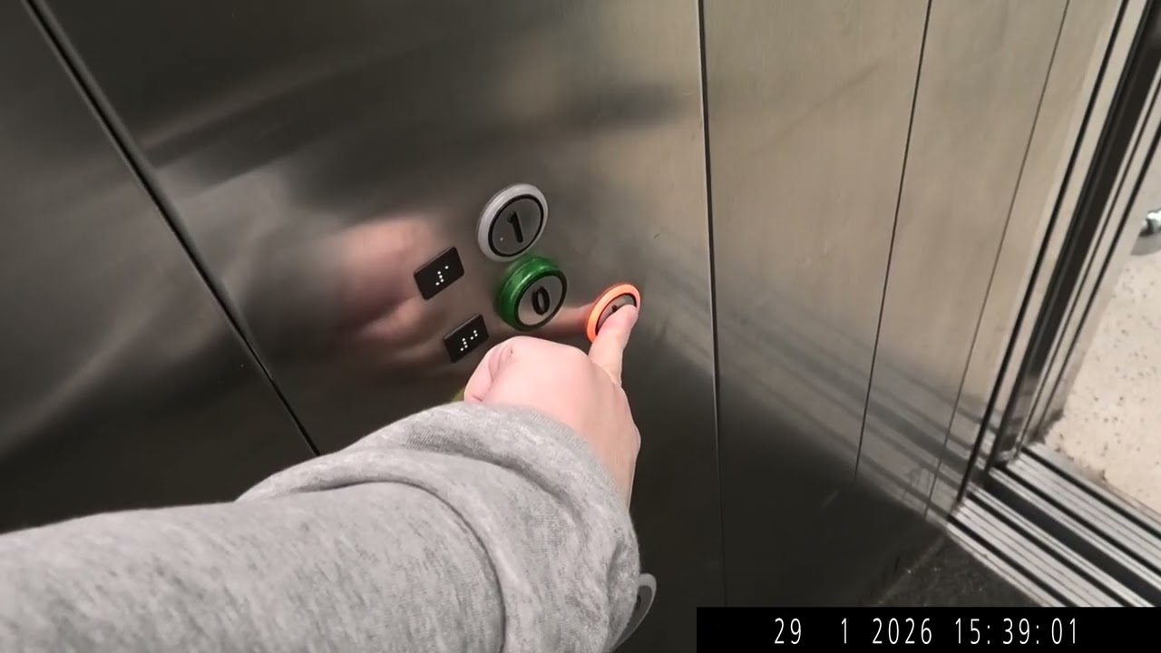 Kone EcoDisc Elevator At The Asda Cafe Portadown