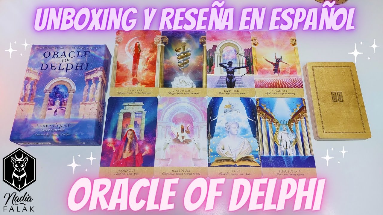 ORACLE OF DELPHI 💜 Unboxing y Reseña en Español ✨ Nadia Falak