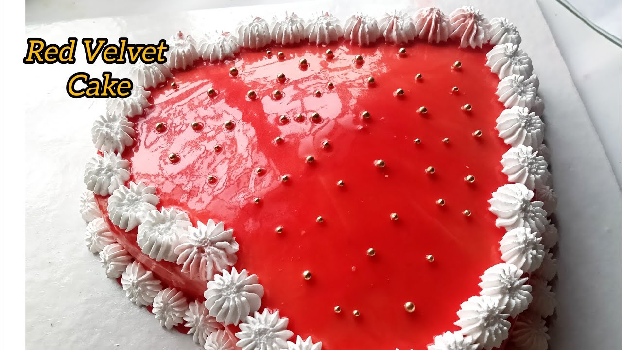 রেড ভেলভেট কেক রেসিপি। Red Velvet Cake Recipe / Valentine's Day Special Red Velvet Cake 