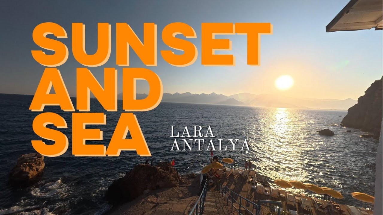 Sunset Jogging in Antalya's Lara Coast | The Most Beautiful City of Turkey