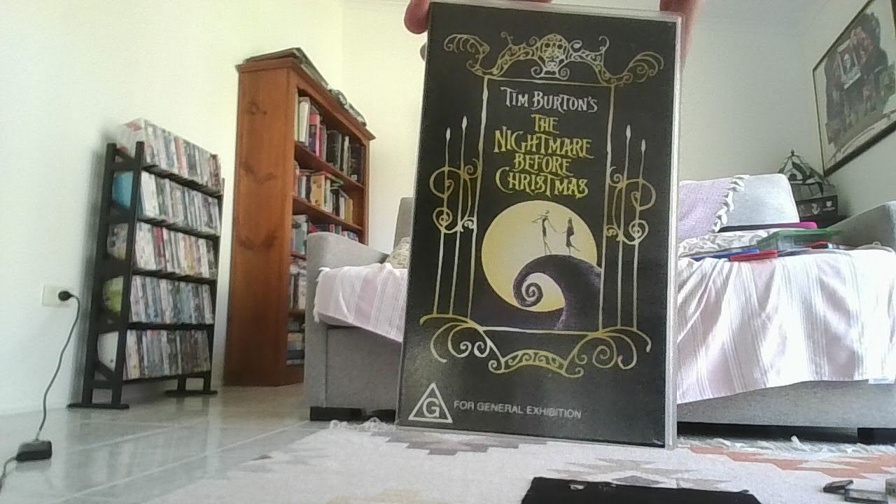 The Nightmare Before Christmas VHS Australia