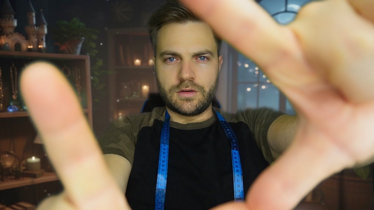 ASMR  short time measure you ,whispering inaudible