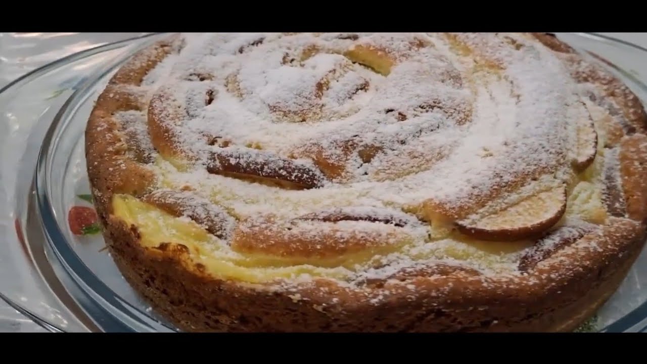 Bolo de maçã com creme fácil de fazer bolo de vó 
