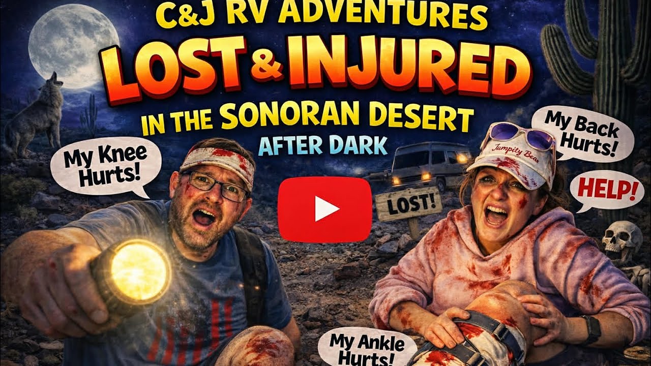 We Stayed Too Late… Lost & Injured in McDowell Sonoran Preserve 😬