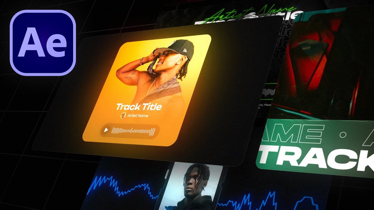 Hype -&nbsp;YouTube audio visualizer templates for After Effects