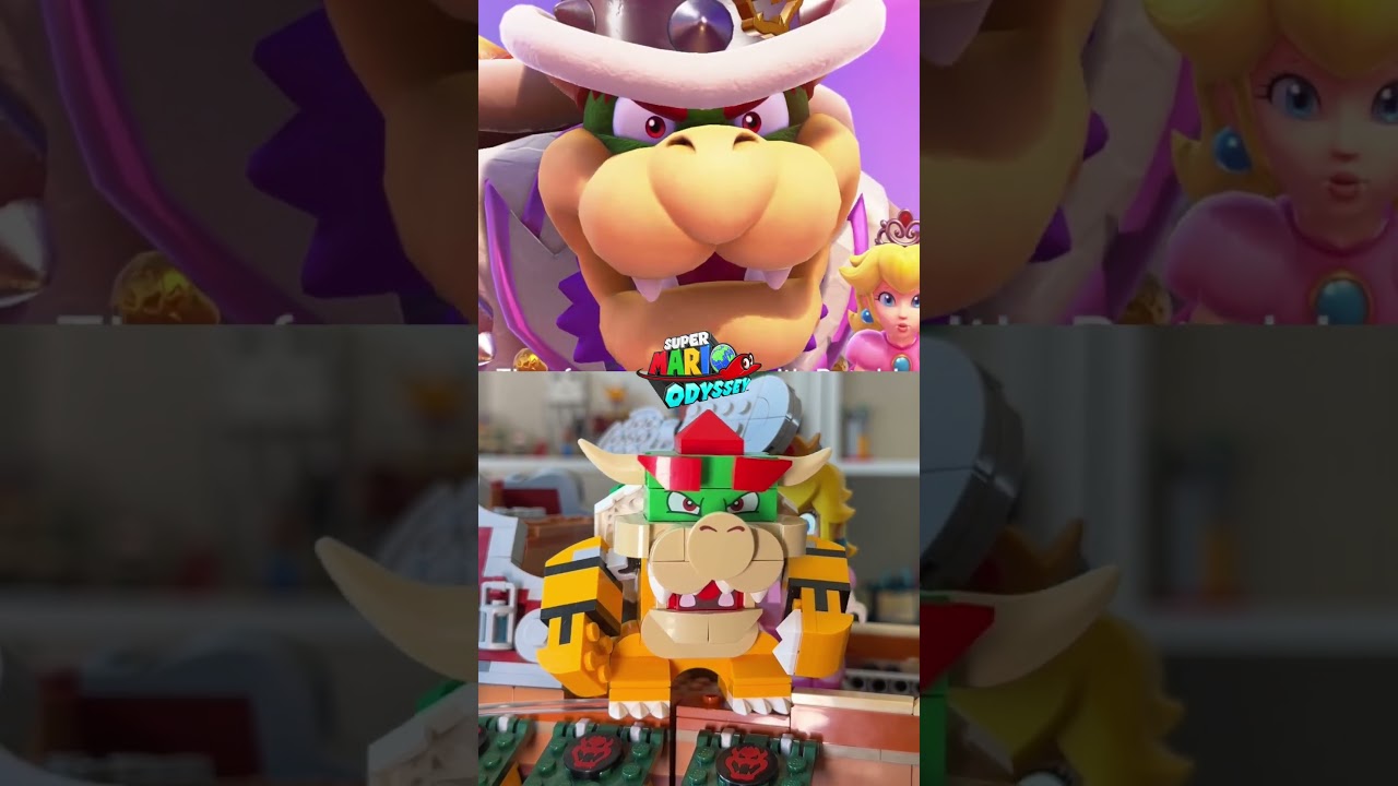 LEGO vs. video game: super mario odyssey (bye Mario)