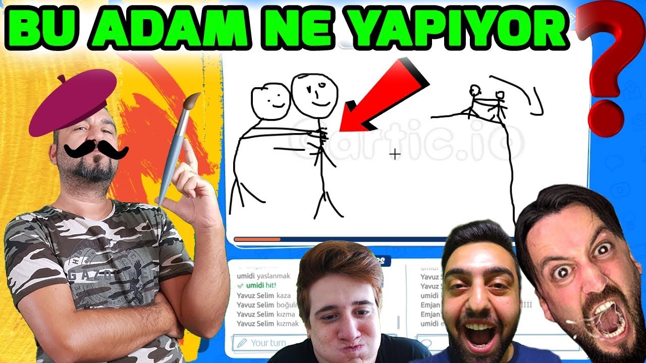 SİZCE NE ÇİZİYORUZ?! (GARTIC.IO) | Gereksizoda-Ümidi-Yavuz Selim