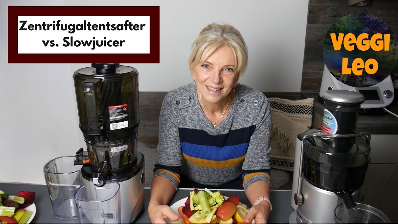 Entsafter Test | Slowjuicer Kuvings Auto10 gegen Zentrifugalentsafter