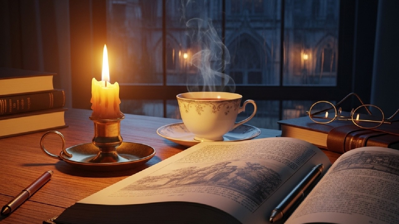 Dark Academia Music for Studying 📖 Deep Focus & Rainy Library Ambience