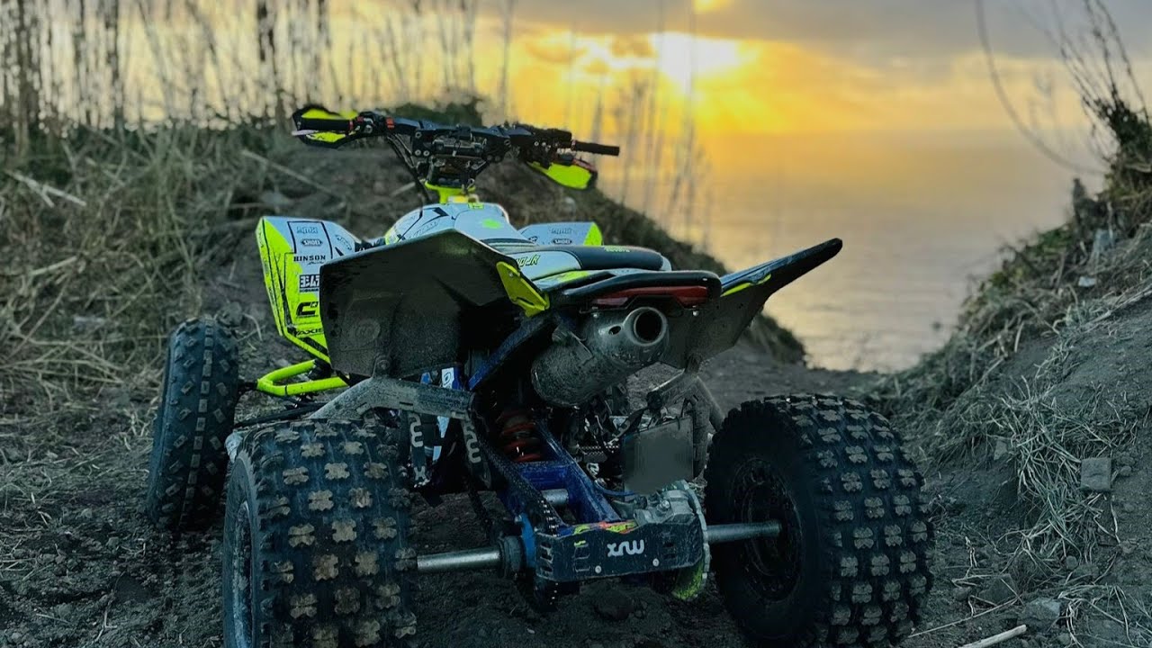 Suzuki LTR 450 | Azores, Rocha da Relva (4K)