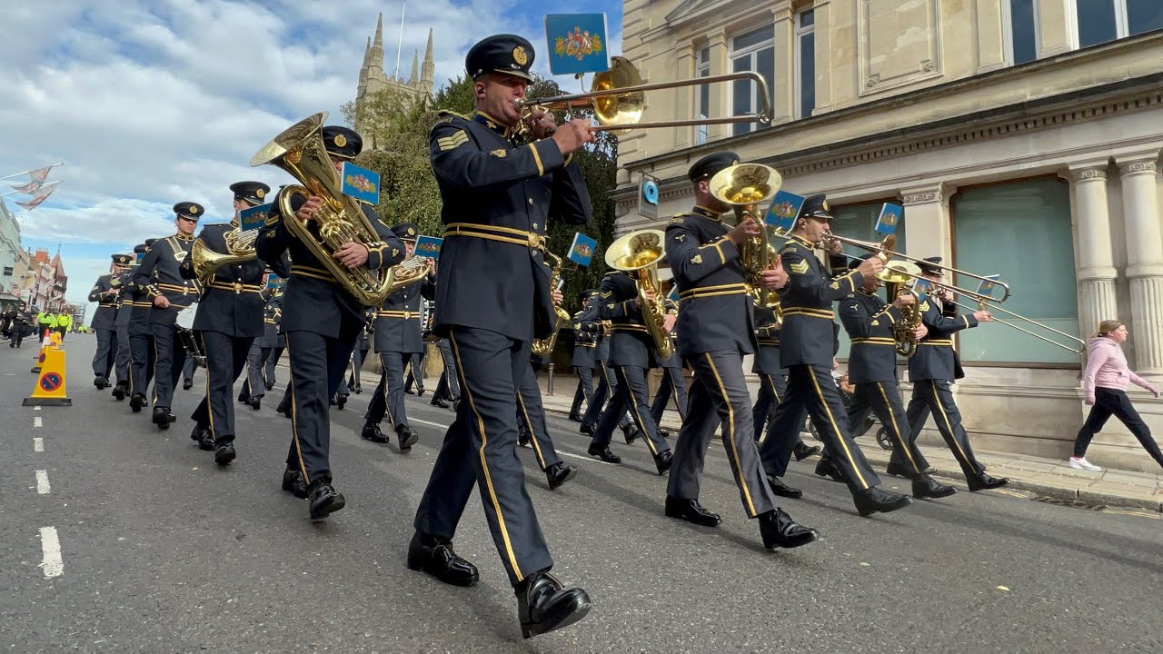 The Central Band of the Royal Air Force Changing the Guard Windsor