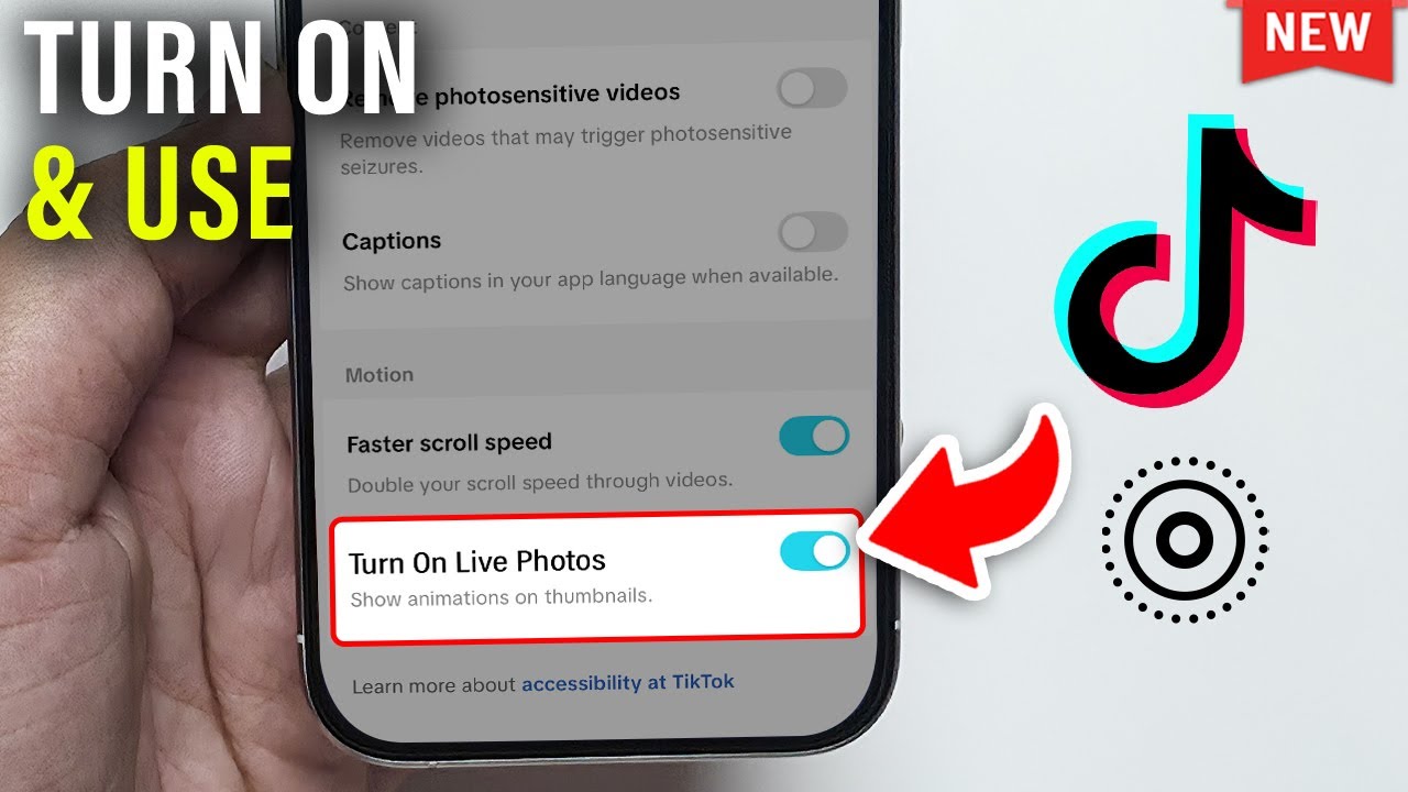 How to Turn On & Use Live Photos on TikTok (Android & iOS)