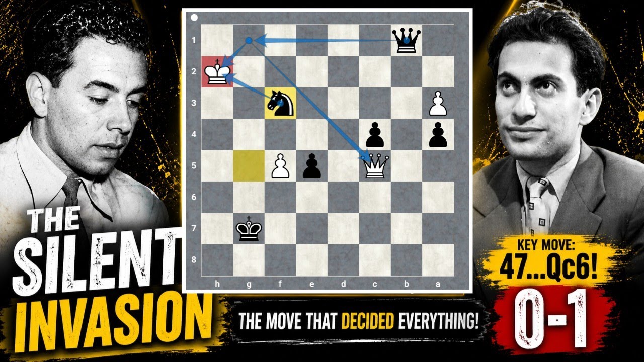 A Queen's Silent Invasion Turned This Endgame Into Tal's Most Ruthless Masterclass