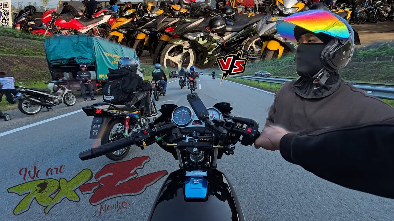 Road To RXZMEMBERS 7.0 | kaw kaw PENUH atas JALAN | Ride SOLO #challenge #insta360 