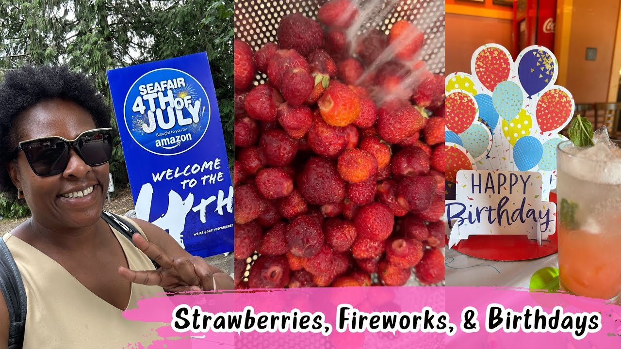Weekend ✨FUN✨ Strawberry picking, fireworks and mo'!