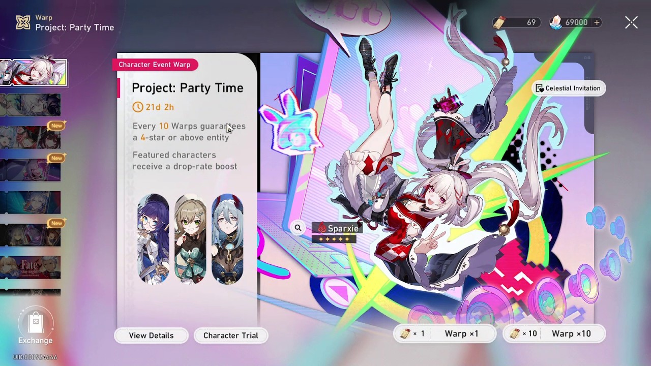 Honkai Star Rail - Sparxie Summons