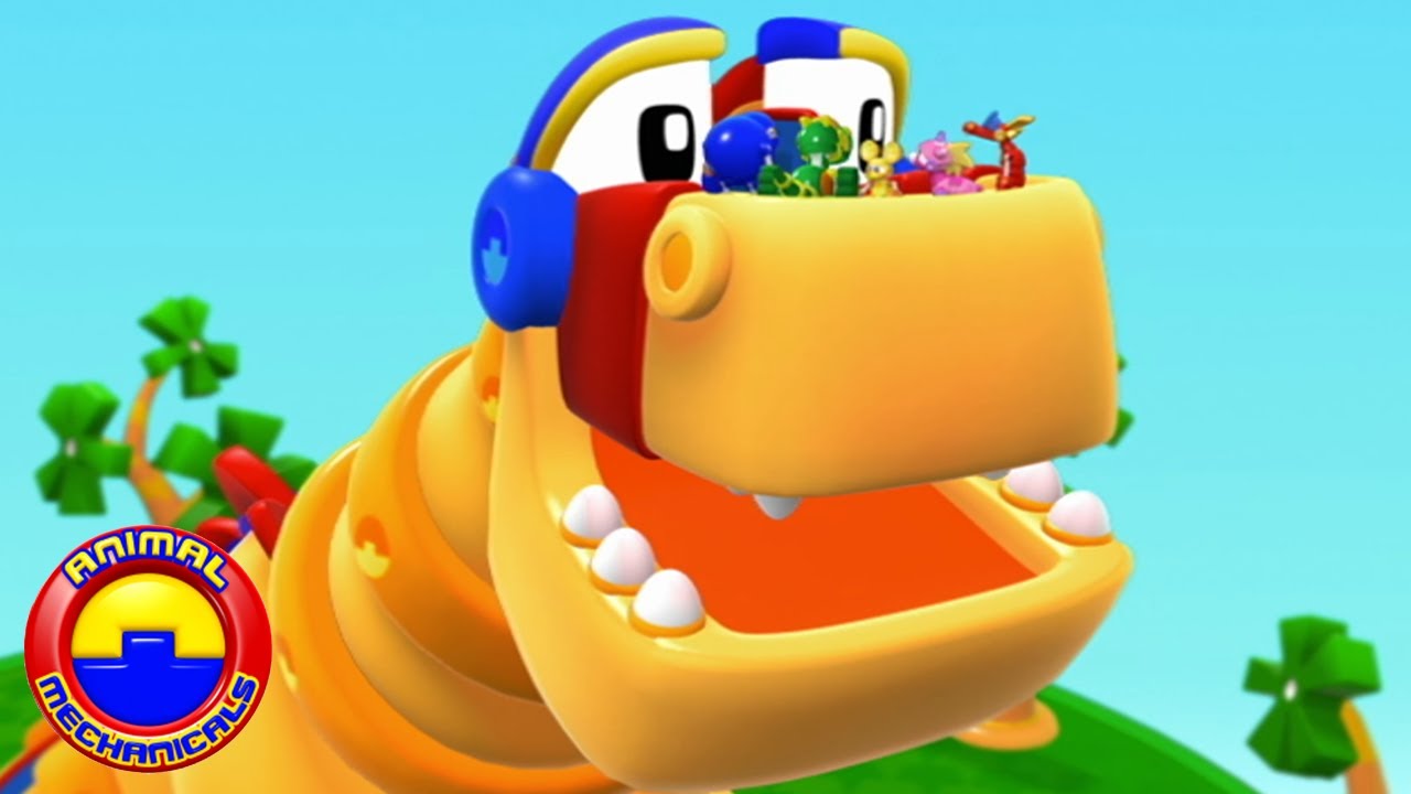 Animal Mechanicals: There's a problem on Dino Mountain | Cartoons for Kids