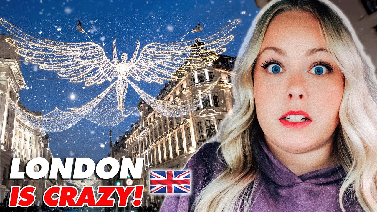 Flying To LONDON FIRST TIME Was NOT What We Expected! | London Christmas