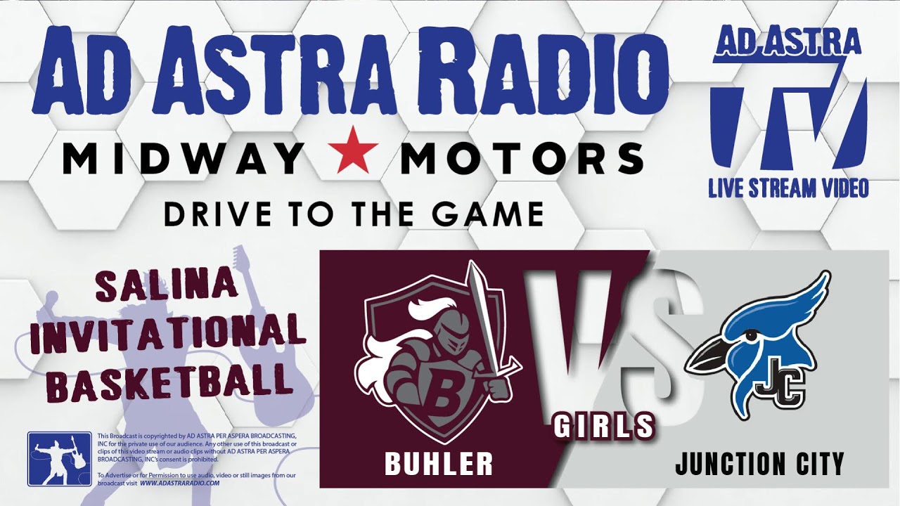 Buhler vs Junction City Girls Varsity Basketball @ Salina Invitational Tournament 95.9 KWHK 1-23-25