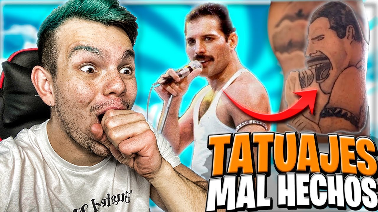 REACCIONANDO a LOS PEORES TATUAJES del MUNDO!! 💉🤮 **Si me hacen Algo As&iacute; ME MUER0** 😰