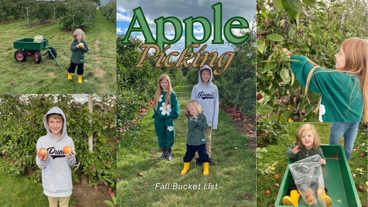 Fall Bucket List: We Went Apple Picking! 🍎🍂 [THE BEST FAMILY VLOG]
