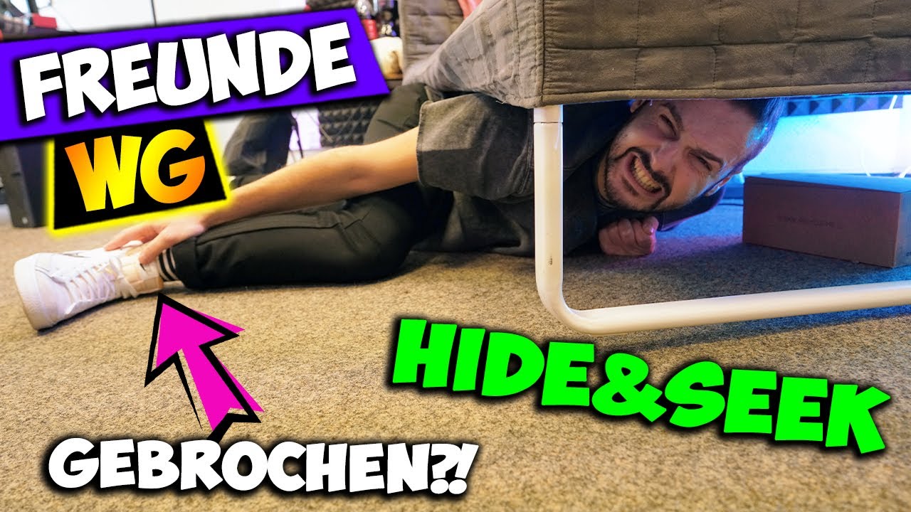 FAIL HIDE&SEEK IN DER FREUNDE WG! SAM VERLETZT SICH MAL WIEDER... Merle ausgesperrt Freunde WG #120