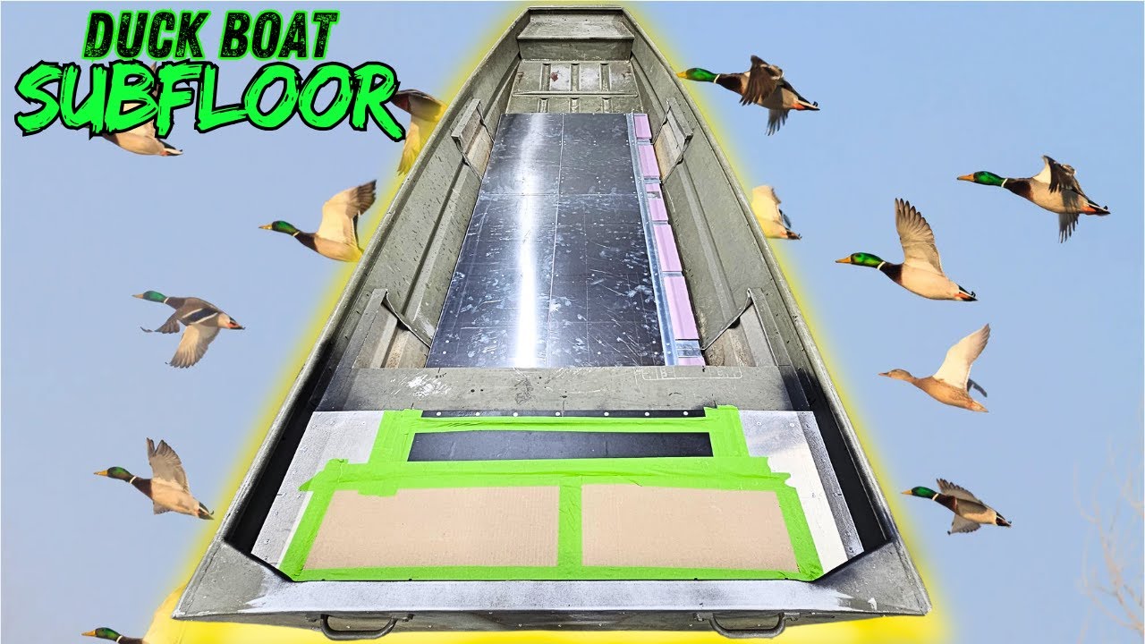 How to make a subfloor in a jon boat EASY!