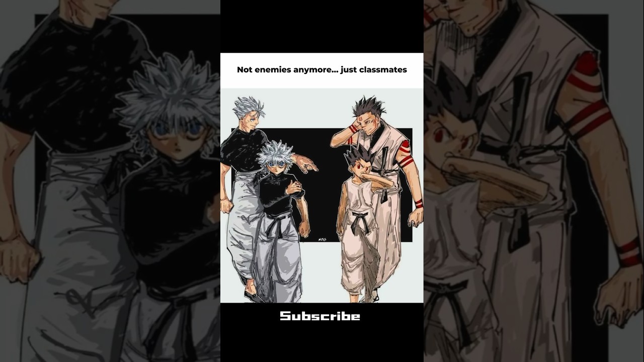 Gojo & Sukuna Kid Version (Not enemies&hellip; just classmates) 🤣 #anime #meme #shortsfeed #jjk #hxh #gojo