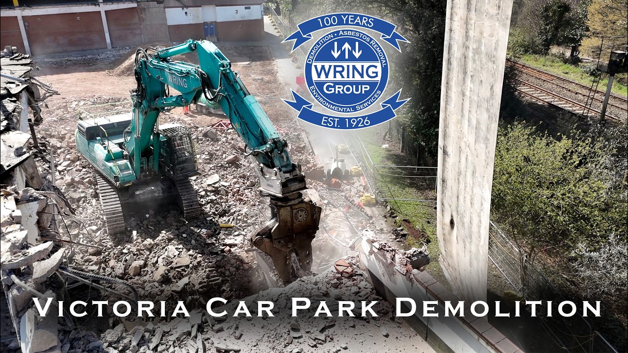 Victoria Car Park Demolition in Paignton