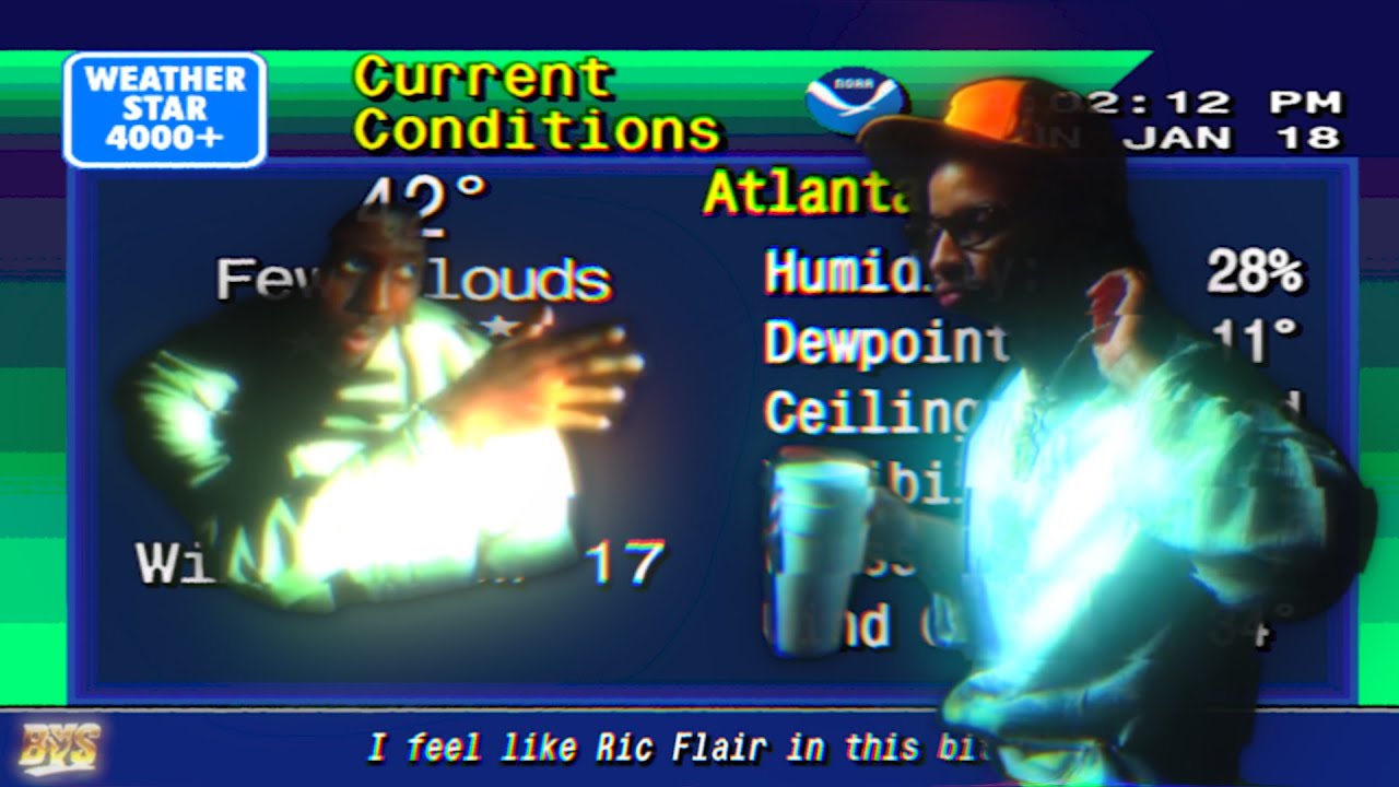 lil yachty and veeze but they're on the 90s weather channel