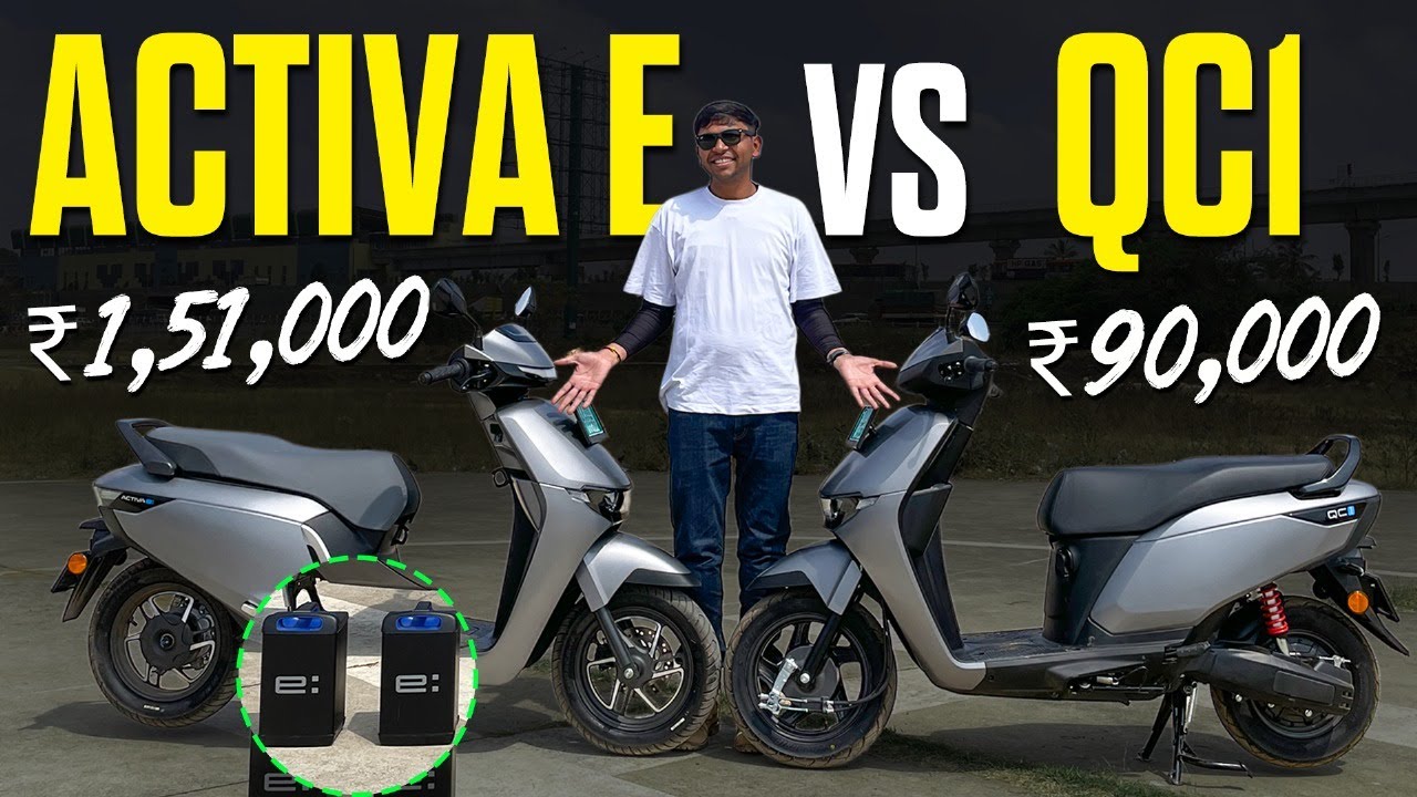 Honda Activa electric VS Honda QC1 Comparision Which scooter is more value for money? | Times Drive