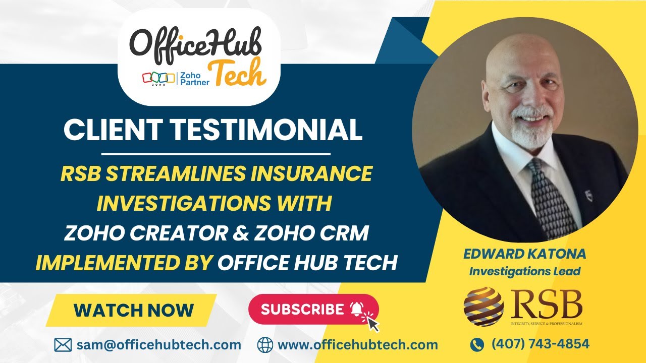 @Zoho_Creator Case Study: How We Built a Secure Custom CRM & Client Portal For Investigation Firm