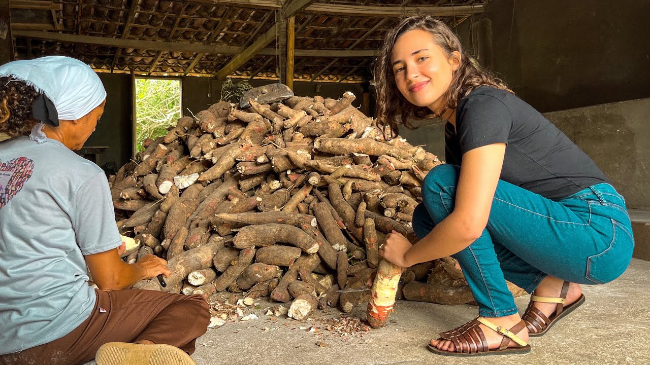 UM DIA TRABALHANDO NA CASA DE FARINHA ANTIGA