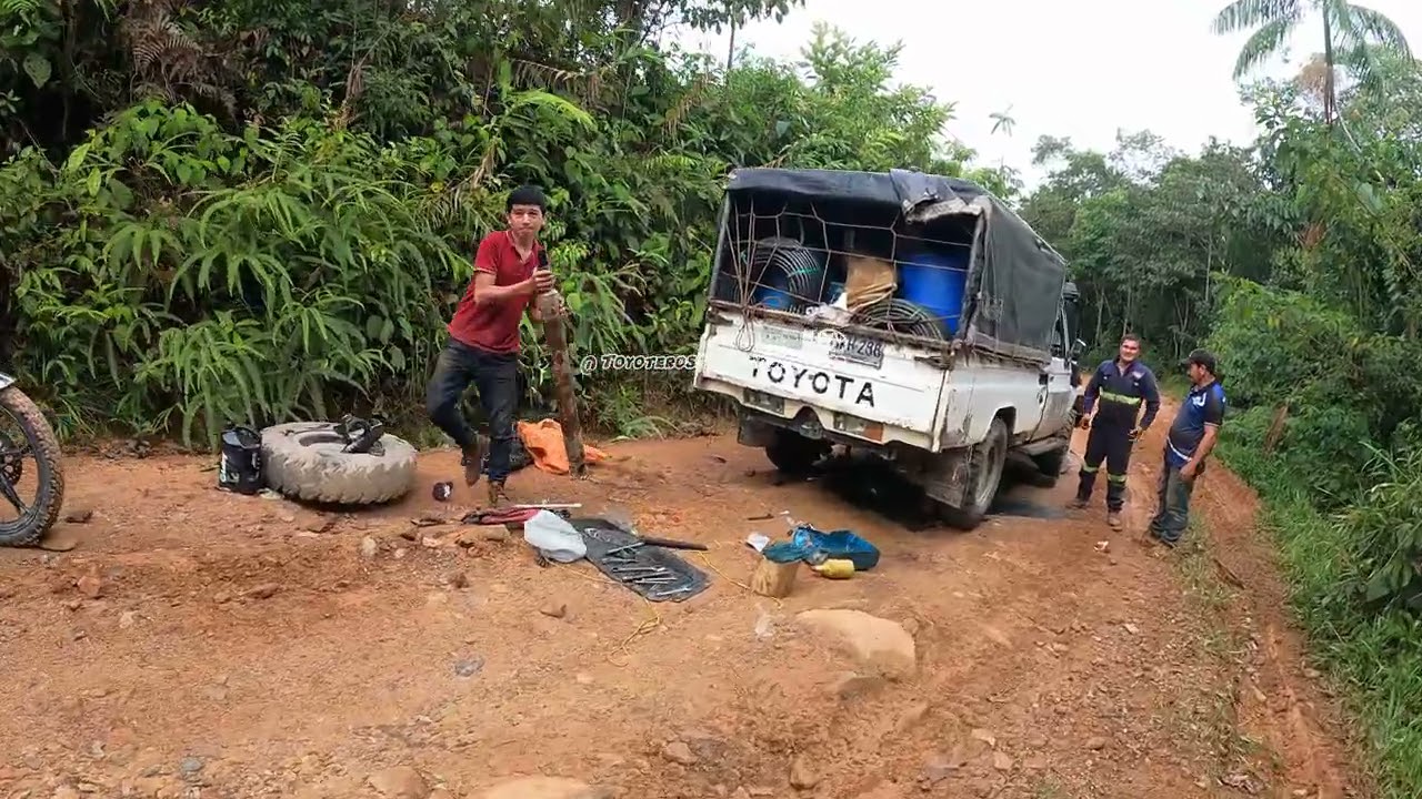 TOYOTEROS ALTO CARIBONA / CORREGIMIENTO LOS CANELOS SUR BOLIVAR-COLOMBIA #santarosadelsur #toyota4x4