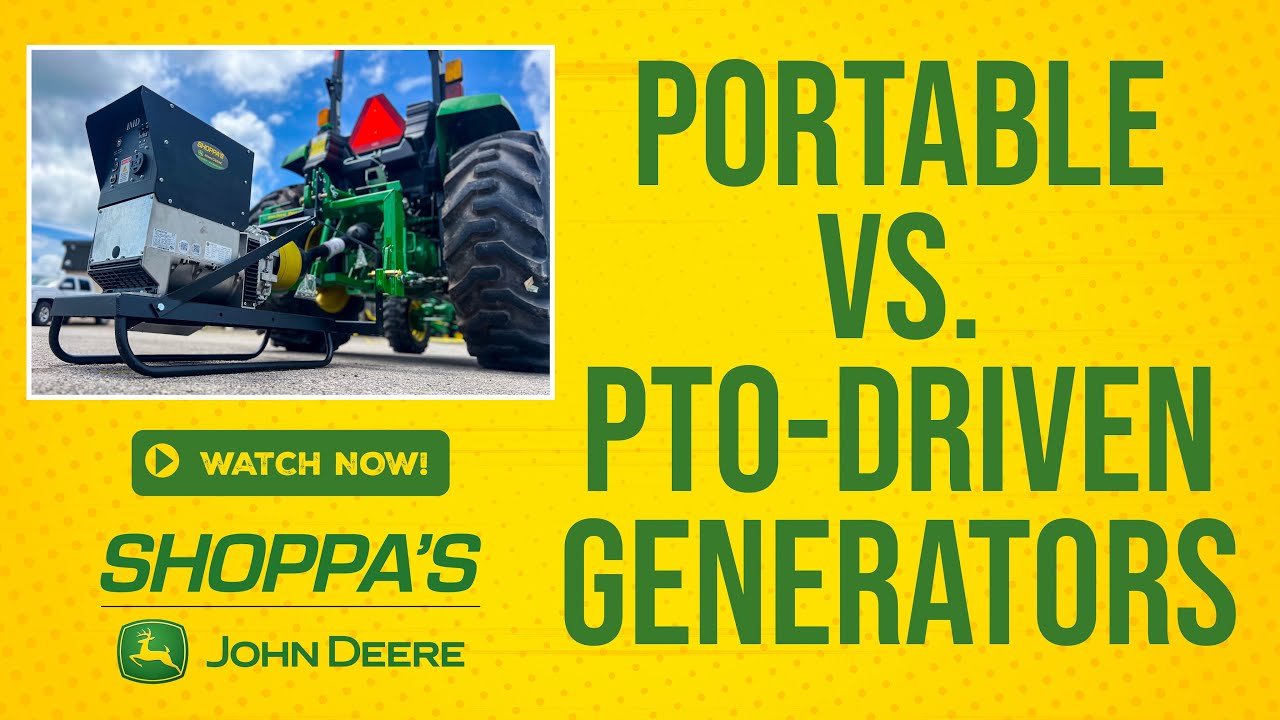 Tractors 101: PTO Generators vs. Portable Generators
