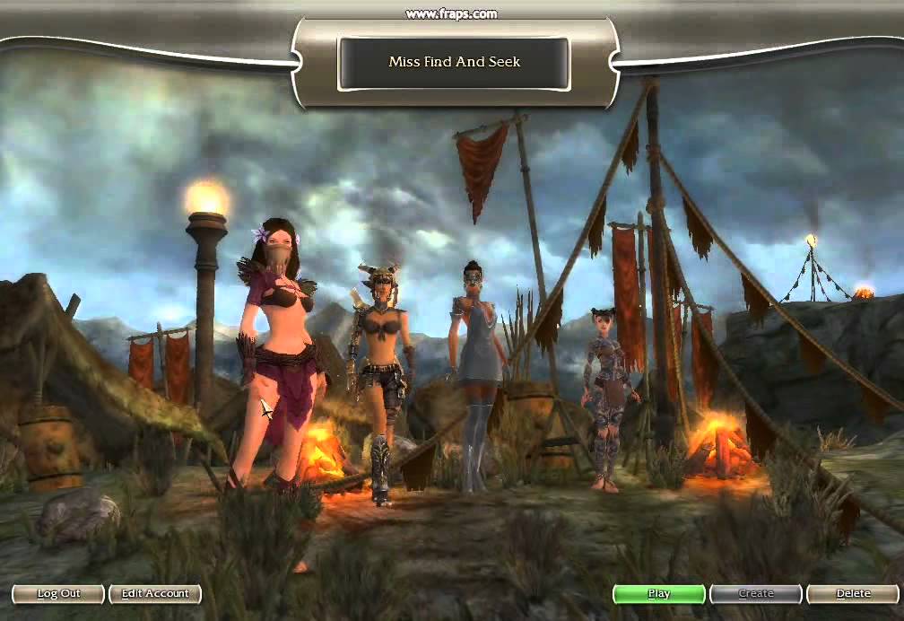 Guild Wars - Old Prophecies Log in Screen [2005]