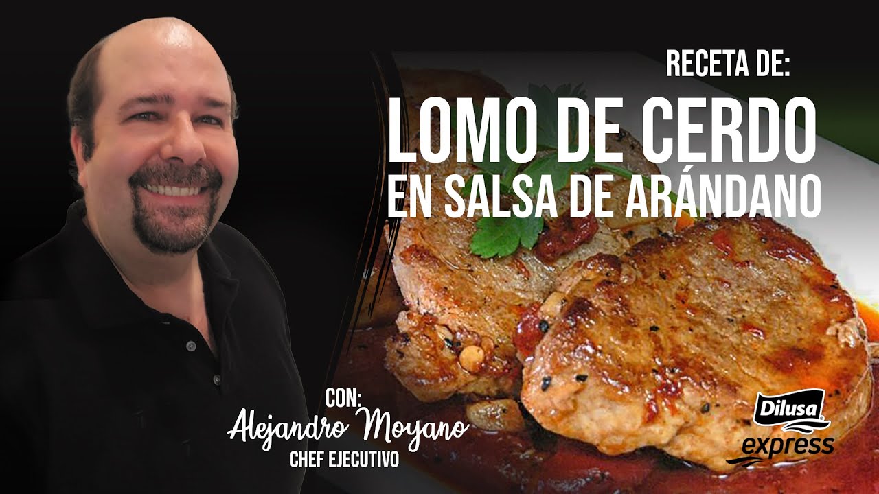 RECETA DE LOMO DE CERDO EN SALSA DE ARÁNDANOS