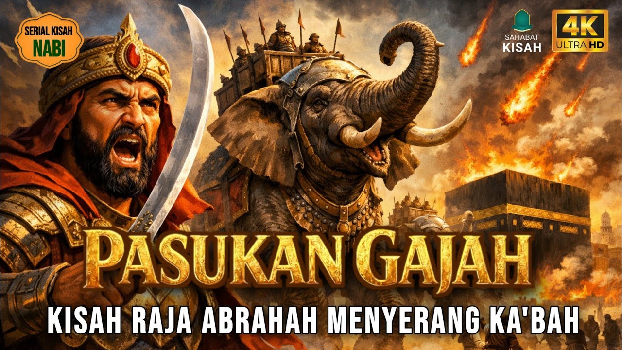 Ketika Allah Menjaga Rumahnya | Kisah Raja Abrahah Pasukan Gajah Menyerang Ka'bah