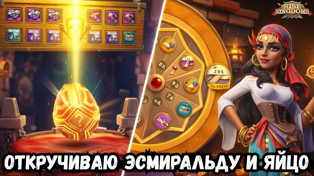 ГОТОВЛЮСЬ КО 2 КВК / ЯЙЦО, ЭСМИРАЛЬДА / ROK - RISE OF KINGDOMS