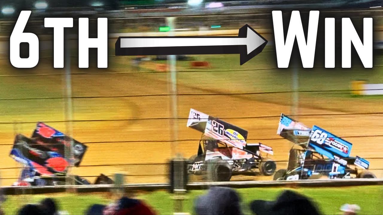 Cole Macedo Charges from 6th to Win! (Grand Annual Sprintcar Classic)