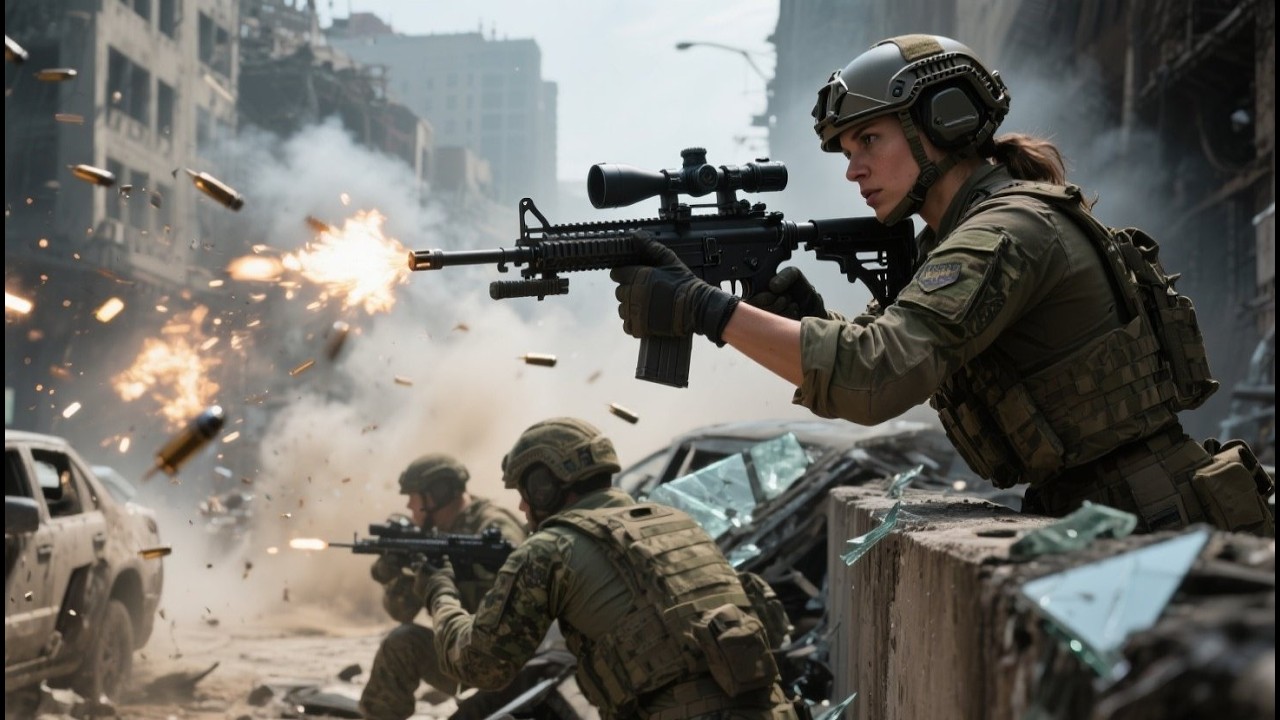 “No Way Out!” The Navy SEALs Screamed — Until a Woman Sharpshooter Fired from Above