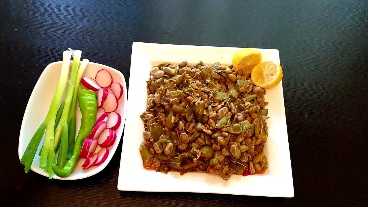 فول بزيت أكلة تراثية للنباتيين صحية ومفيدة وطيبة 100%