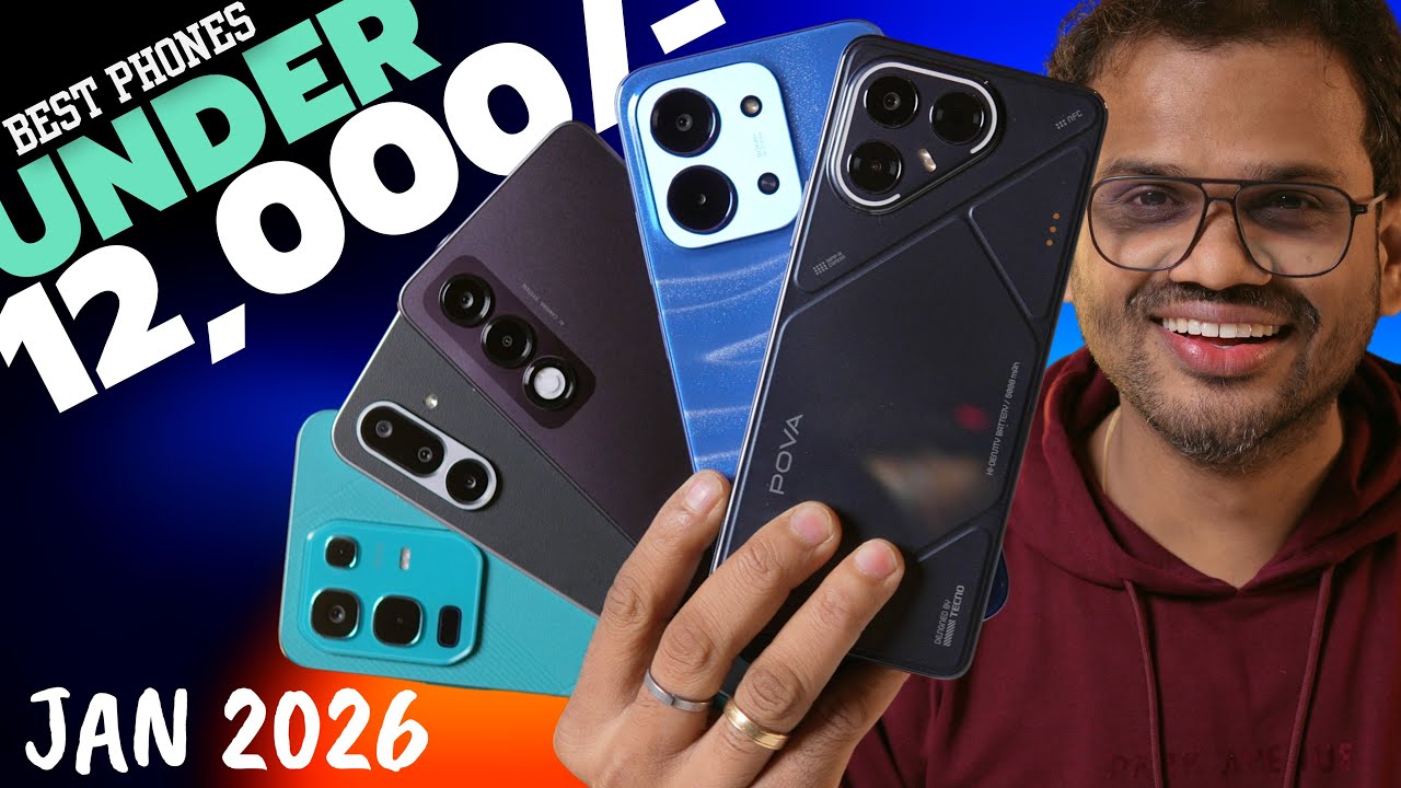 TOP 5 Best Phone Under 12000 - Jan 2026🔥 Best 5G Mobile Phone Under 12k